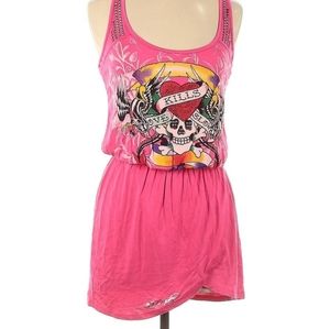 💕Ed Hardy Pink Dress💕